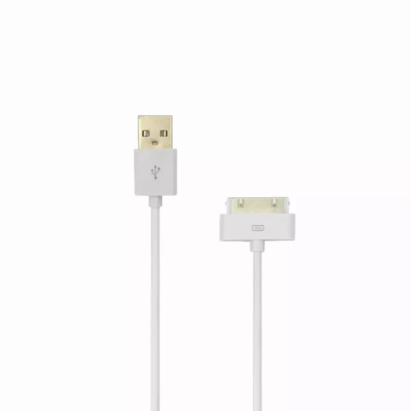 SBOX IPH4 USB-A do Apple 30-Pin, 2m, biały, ładowanie i synchronizacja