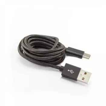 SBOX USB-TYPEC-15B Kabel USB-A do USB-C 1,5 m, czarny jeżynowy