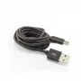 SBOX USB-TYPEC-15B Kabel USB-A do USB-C 1,5 m, czarny jeżynowy