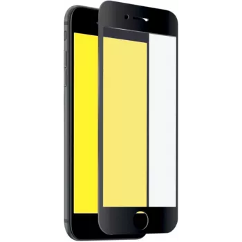 SBS Full Cover Glass Screen Protector do Apple iPhone SE 2020/2022, iPhone 8, 7, 6s, 6 - przezroczysty, twardość 9H, zaokrąglone krawędzie 2.5D, odporny na zarysowania, odporny na odciski palców, bez pęcherzyków, 1 szt.