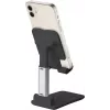 SBS Mobile TASTAND Uniwersalna Składana Podstawka na Urządzenia dla Czytników E-booków, Smartfonów i Tabletów do 12 cali - Czarny i Srebrny