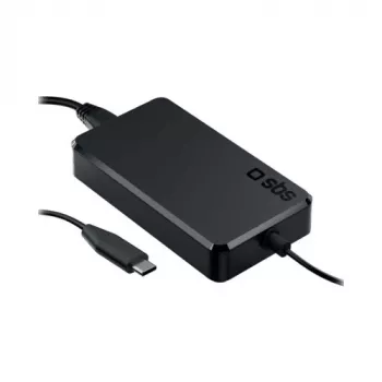 SBS Uniwersalny zasilacz do laptopa USB-C 100W 3m czarny