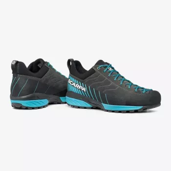 SCARPA Mescalito GTX Approach Shoes Shark-Azure UK 10