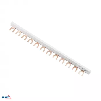 SCHELINGER A19-BB-1F Szyna zbiorcza typu U, jednofazowa, 10mm², 12 modułów, 63A