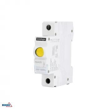 SCHELINGER SL8 Żółta lampka sygnalizacyjna LED 230V AC panelowa IP65
