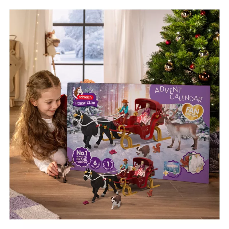 Kalendarz adwentowy Schleich Horse Club – Christmas Sleigh Ride