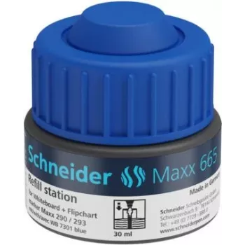 Schneider Maxx 665 Tusz do pisaków do tablic suchościeralnych Niebieski 25 ml 166503