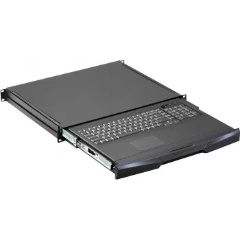 SCHROFF szuflada na klawiaturę 1U RAL 9005 Jet Black 19 inch do szafy rack 60118566
