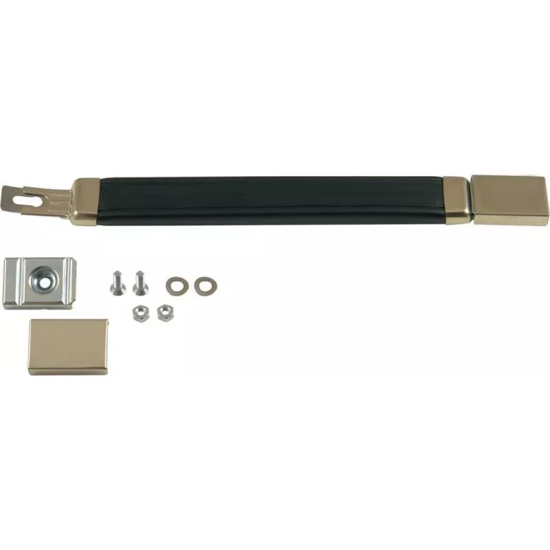 SCHROFF Bandgriff 240mm czarny aluminiowy uchwyt do ciągnięcia, szerokość uchwytu 22mm, rozstaw montażowy 220mm 10504003