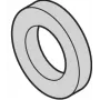 SCHROFF Podkładka plastikowa 2,7 mm ID, 6 mm OD, 0,5 mm grubości, PA 6.6, naturalna, 100 sztuk (21101121)