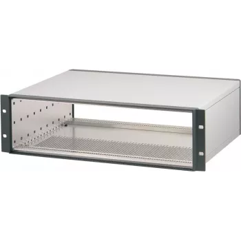 Obudowa biurkowa SCHROFF ratiopacPRO 3U 84HP o głębokości 435mm, jasnoszara 24571443