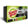 Scotch-Brite BBQ Grill Cleaner Czarna Extra Mocna Ścierna Gąbka z Paskiem Uchwytu Przyjaznym dla Paznokci, 1 Sztuka (GNS1N)