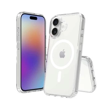 SCREENOR Bumper Case do Apple iPhone 17 z MagSafe - przezroczysty, odporny na wstrząsy i nieżółknący