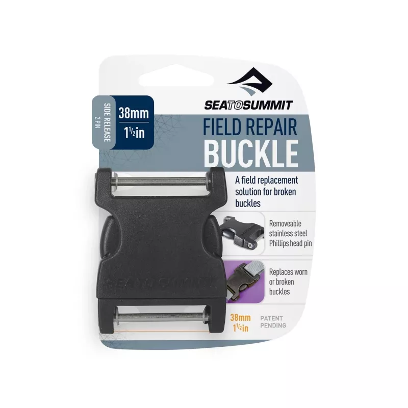 Sea to Summit Field Repair Buckle 2 Pins 38mm Black