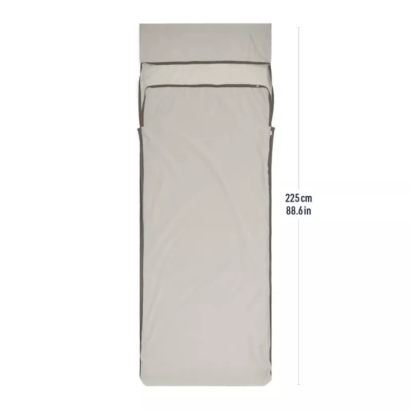 Sea to Summit Silk Blend Liner Rectangular with Pillow Pocket