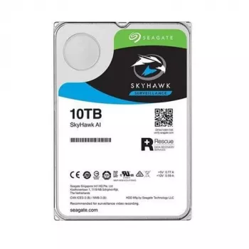 Seagate SkyHawk 10TB dysk HDD do monitoringu, 3,5 cala, SATA 6Gb/s, 7200 RPM, 256MB Cache, CMR
