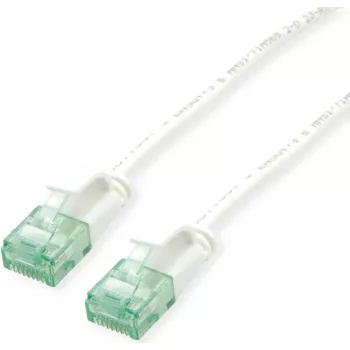 SECOMP ROLINE RM kabel krosowy UTP Cat.6A Class EA Slim biały 0,5m 21.45.3462