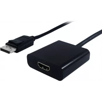 SECOMP STANDARD DisplayPort na HDMI Adapter, DP Męski do HDMI Żeński, 4K@30Hz, Czarny (S3203)