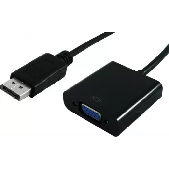 SECOMP STANDARD kabel adapter DisplayPort na VGA, DP męski na VGA żeński, 1 m, czarny (S3201-10)