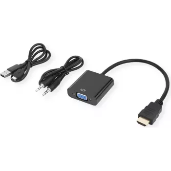 SECOMP STANDARD kabel adapter HDMI na VGA + 3,5 mm audio, 0,23 m (S3210)