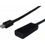 SECOMP STANDARD Adapter Mini DisplayPort na HDMI, 4K, pozłacany, czarny S3206