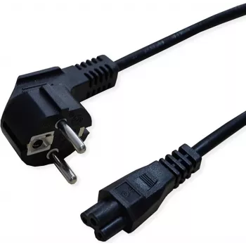 SECOMP STANDARD kabel zasilający, gniazdo 3-pinowe do notebooka, czarny, 1,8 m (S2308)