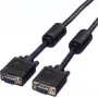 SECOMP STANDARD kabel SVGA HD15 z ferrytem, ST-ST, czarny, 10 m (S3618)