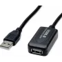 SECOMP STANDARD aktywny przedłużacz USB 2.0 z repeaterem, czarny, 15 m (S3116)