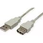 SECOMP STANDARD Przedłużacz USB 2.0, Typ A męski do żeńskiego, Beżowy, 0,8 m (S3111)