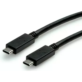 SECOMP STANDARD kabel USB 3.2 Gen 2, E-Mark, USB-C do USB-C, prosty, 10 Gbit/s, 100W, czarny, 1 m (S3521)