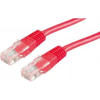 SECOMP STANDARD kabel krosowy UTP Cat.6 (Class E), czerwony, 1 m (S1721)