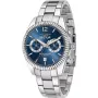 SECTOR MAN R3253240006 41 mm Zegarek Kwarcowy Stal Nierdzewna Czarna Tarcza Srebrna Bransoleta