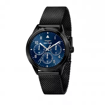 Zegarek męski SECTOR R3253540010 40mm Czarna tarcza Pasek silikonowy