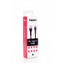 SEEK TOTI USB-A do USB-C Pleciony Kabel 2m 3A Czarny