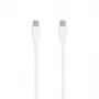 SEEK TOTI USB-C do USB-C Kabel Silikonowy 1m 3A Biały