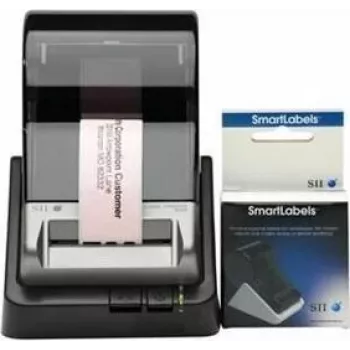 Seiko Instruments Różowe etykiety termiczne bezpośrednie do drukarki Smart Label Printer 100, 120, 200, 220, 620, 650SE, EZ30, Pro (54 mm x 101 mm, 220 etykiet/rolka, 1 rolka) 42100602