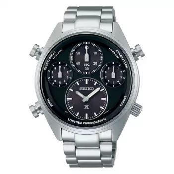 SEIKO Prospex Solar Chronograph Limited Edition SFJ003P1 42mm Stal nierdzewna Czarna tarcza