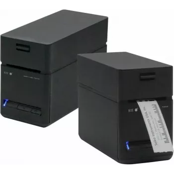 Drukarka etykiet SEIKO SLP-720RT Wireless LAN, 300 dpi, termiczna bezpośrednia, USB/Ethernet/Wi-Fi, automatyczny nóż, czarno-szara