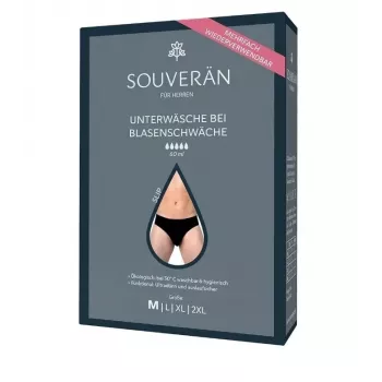 Selenacare Bladderleak Underwear Slip Black / M