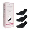 Selenacare Washable Pads (3-Pack) - Wielorazowe podpaski menstruacyjne do normalnego przepływu, miękka tkanina z bambusowego węgla drzewnego, wodoodporny PUL, do prania w pralce, certyfikat Oeko-Tex