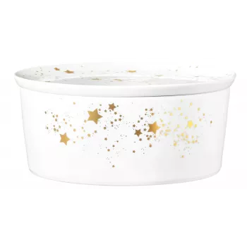 SELTMANN LIBERTY GOLDEN STARS Misa do serwowania z pokrywką 21x9 cm