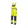 Semi-Combination High-Visibility Workwear Set Class 3, Fluorescent Yellow/Navy, Size M