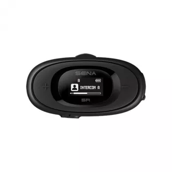 SENA 5R Motocyklowy System Komunikacji Bluetooth, Oparty na A20, Czarny, Zestaw Podwójny