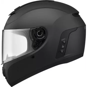 SENA Momentum EVO Kask Motocyklowy Smart z Intercomem Mesh, Full Face, Matowa Czerń, Rozmiar L (ECE 22.05)