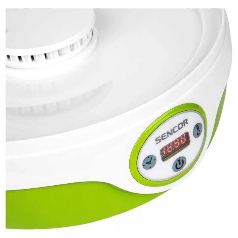 Sencor SFD 851GR Suszarka do żywności, 240 W, średnica sit 25,5 cm, 35-70°C, zielona