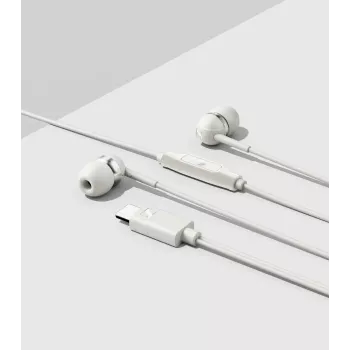 Sennheiser CX 80U przewodowe słuchawki USB-C z mikrofonem, białe
