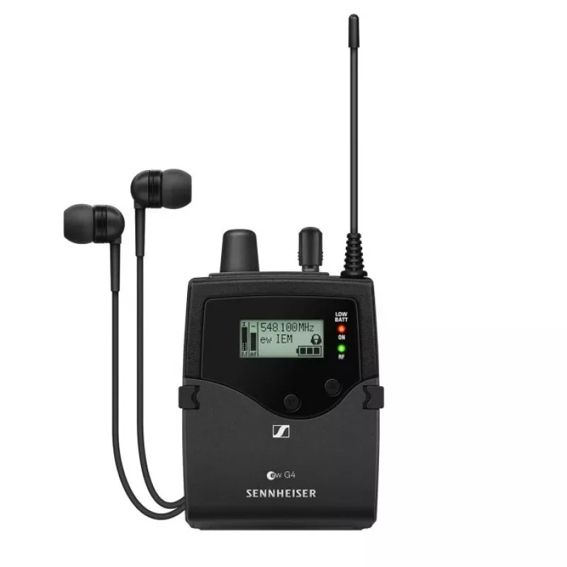 Sennheiser EK IEM G4-A1 - Kompaktowy odbiornik stereo, 470–516 MHz
