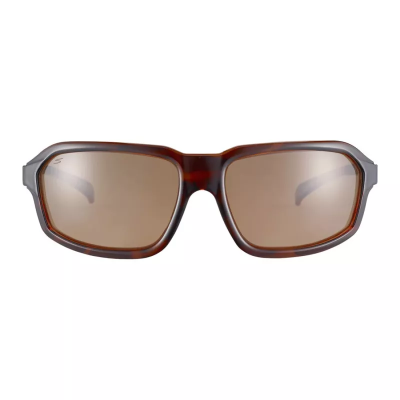 Okulary przeciwsłoneczne SERENGETI Men's Sassari SS571004 - Satin Black Frame, Drivers Photochromic Amber Lens, 63mm
