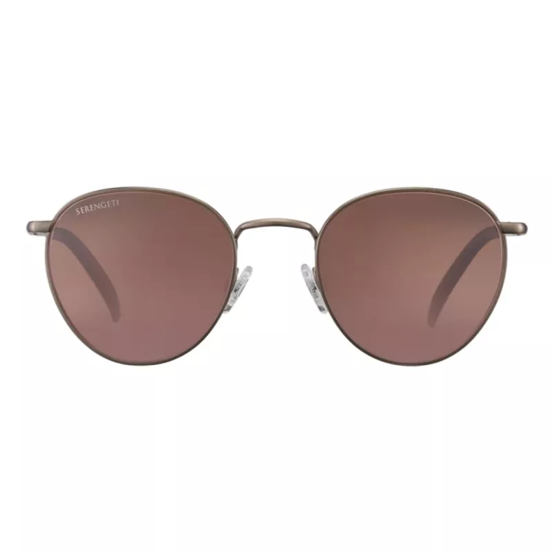 SERENGETI Unisex 8928 Okulary przeciwsłoneczne - Czarna oprawka, Soczewki Drivers Brown, 50/21/140 mm