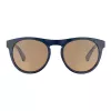 SERENGETI Okulary przeciwsłoneczne unisex SS572003-S Satin Black prostokątna oprawka brązowe soczewki spolaryzowane Drivers 53/20/140 mm